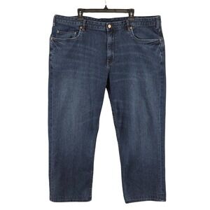 Tommy Bahama Standard Fit Dark Wash Blue Denim Jeans Mens 44x30